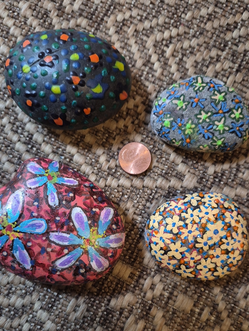 4 Painted Rocks